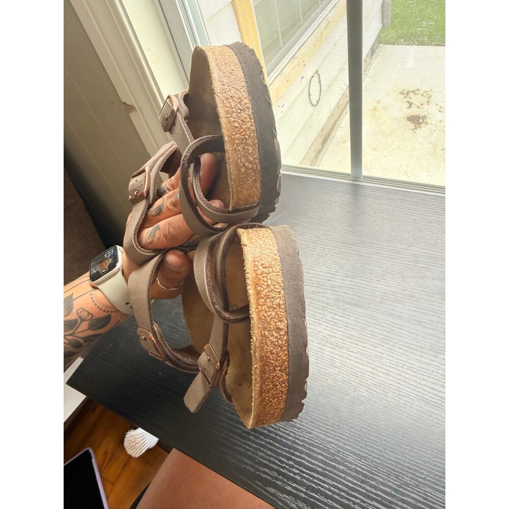 Birkenstock Mayari Brown Birko-Flor Sandals Size 39 EU 8-8.5 US Toe Loop - Picture 8 of 10